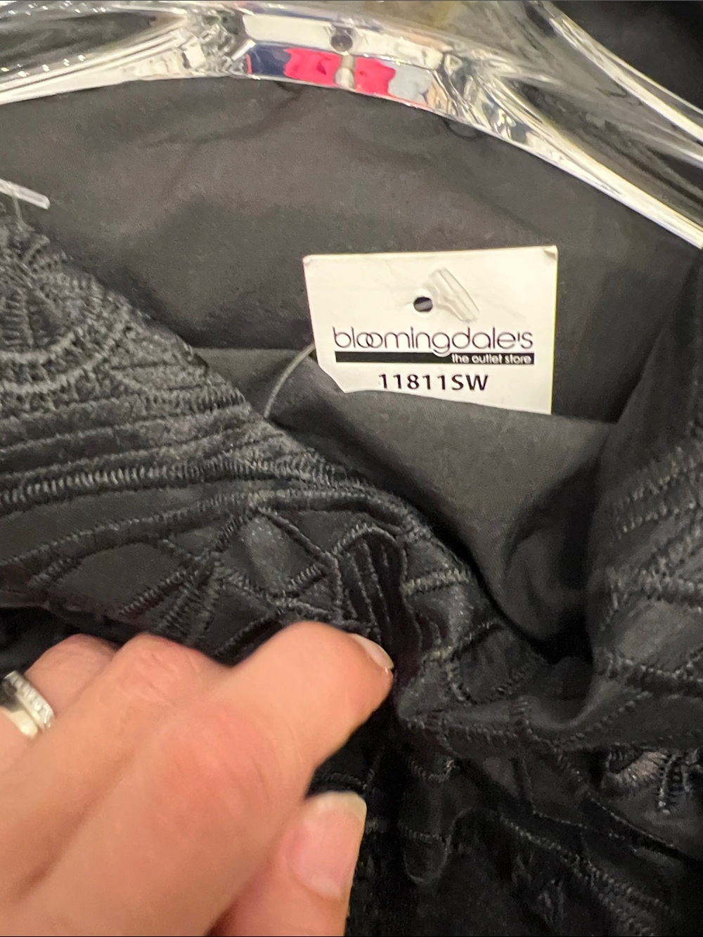 Black Tiered Lace A-Line Skirt - Picture 4 of 4